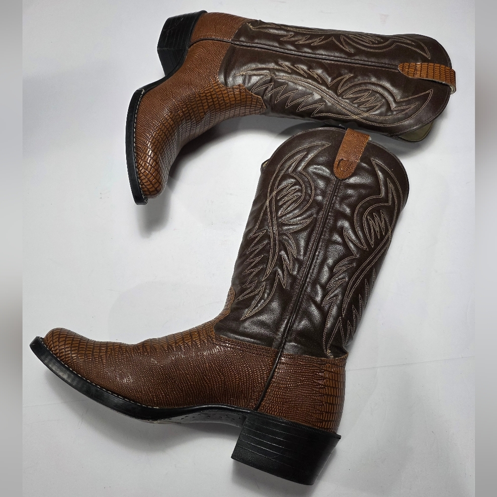 Bronco Women's Brown Western Boots Size 9D